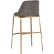 Dover 40 inch Bravo Portabella / Sparrow Grey Barstool